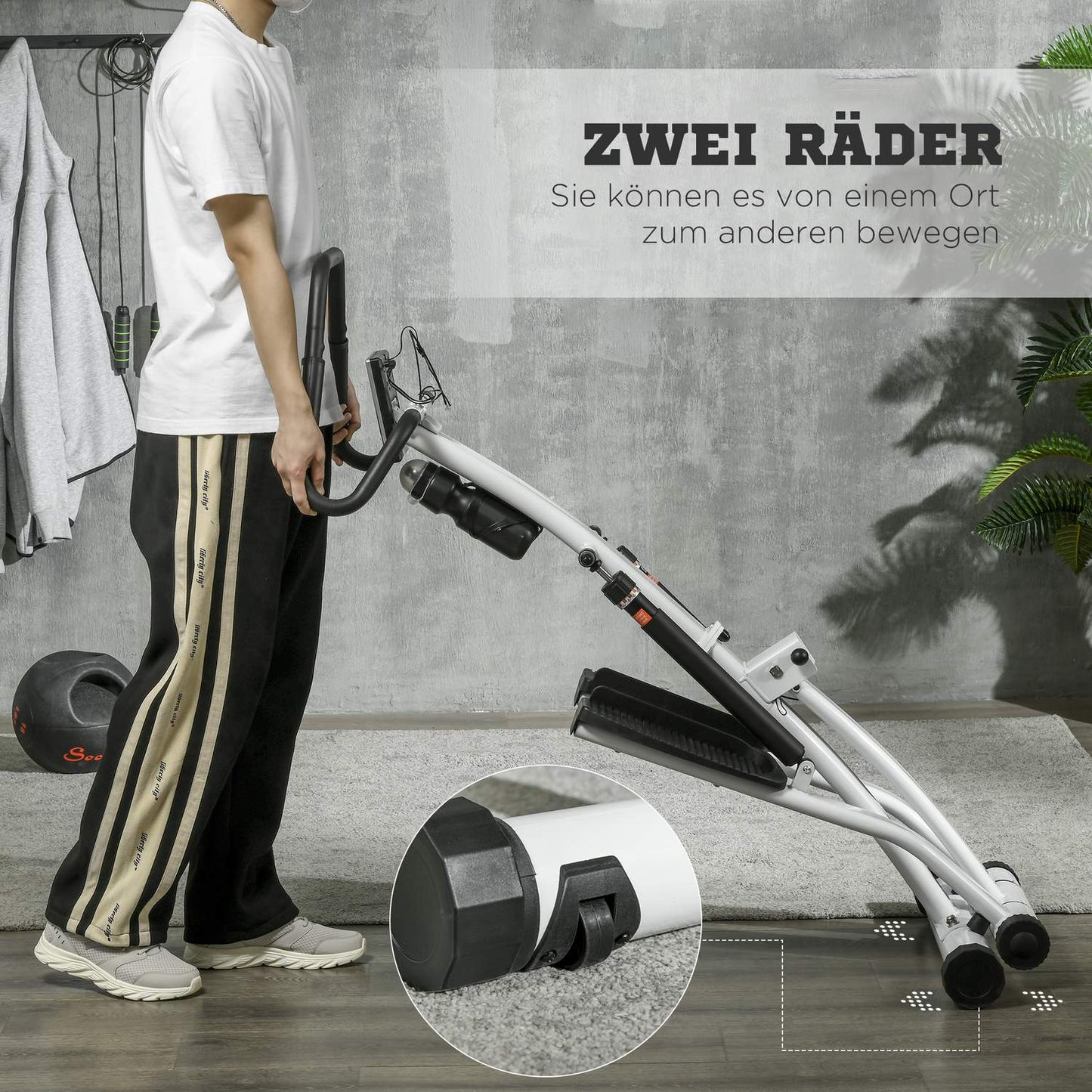 Exercise bike & Stepper, LCD screen, 12 resistance levels