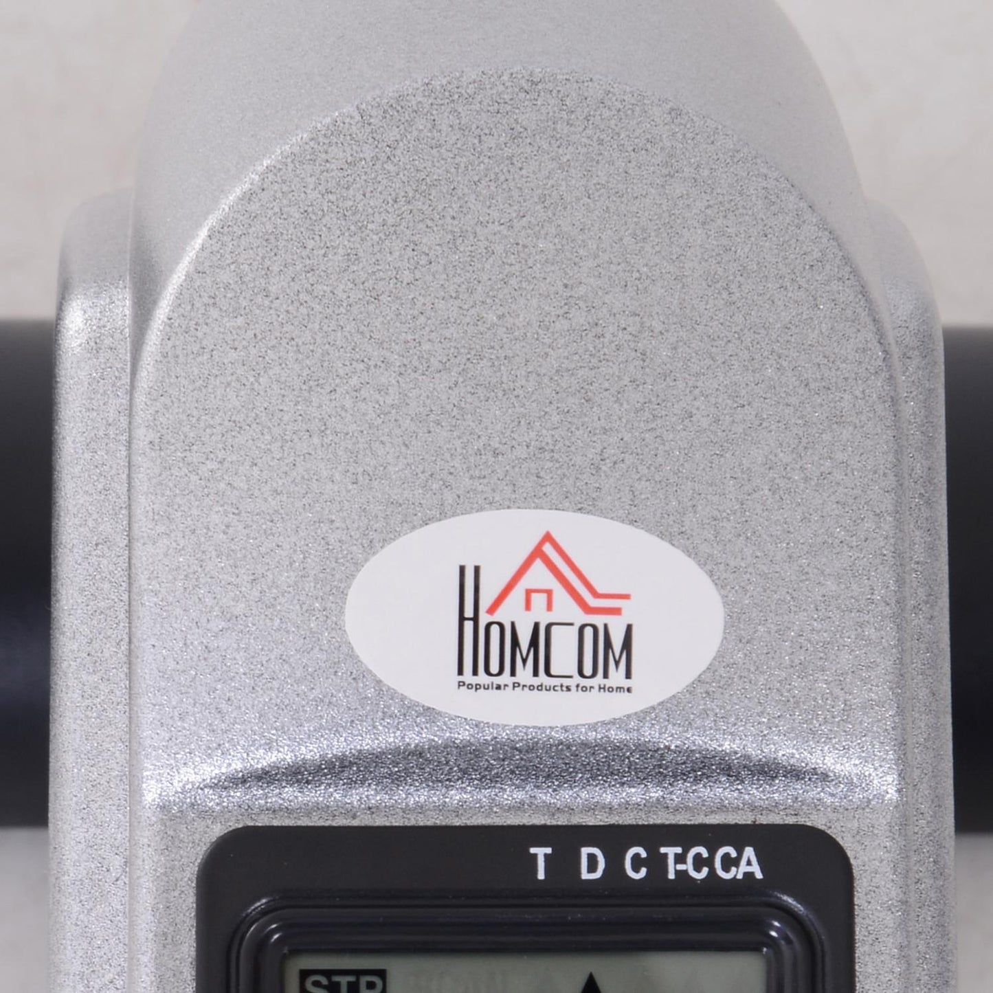 Mini exercise bike with LCD Display, Silver, 35x40x31 cm