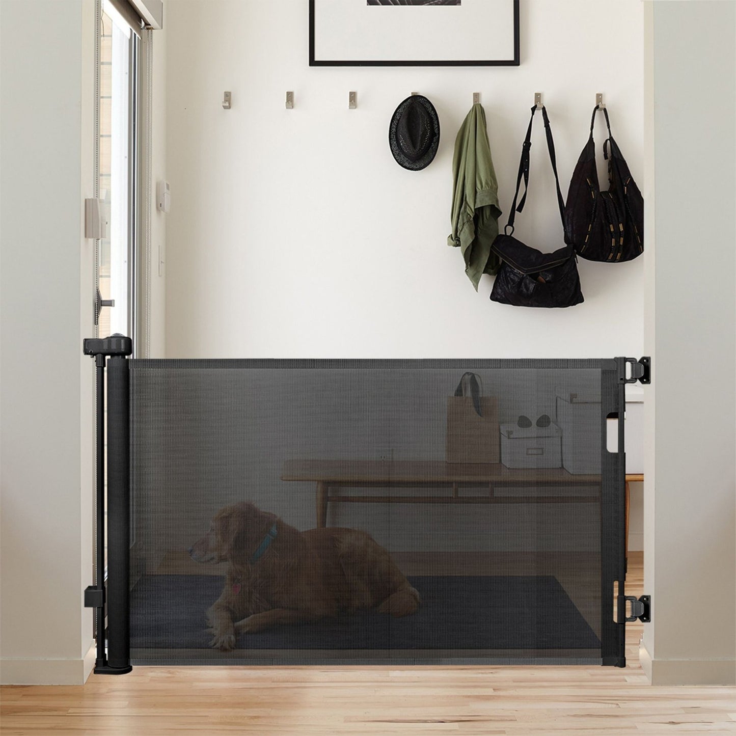 Expandable Child Safety Gate for Doors and Stairs
