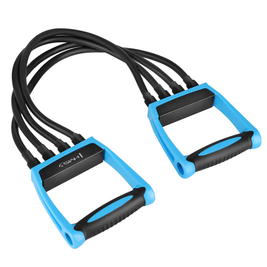 Expander with 4 Rubber Strings for Home Fitness