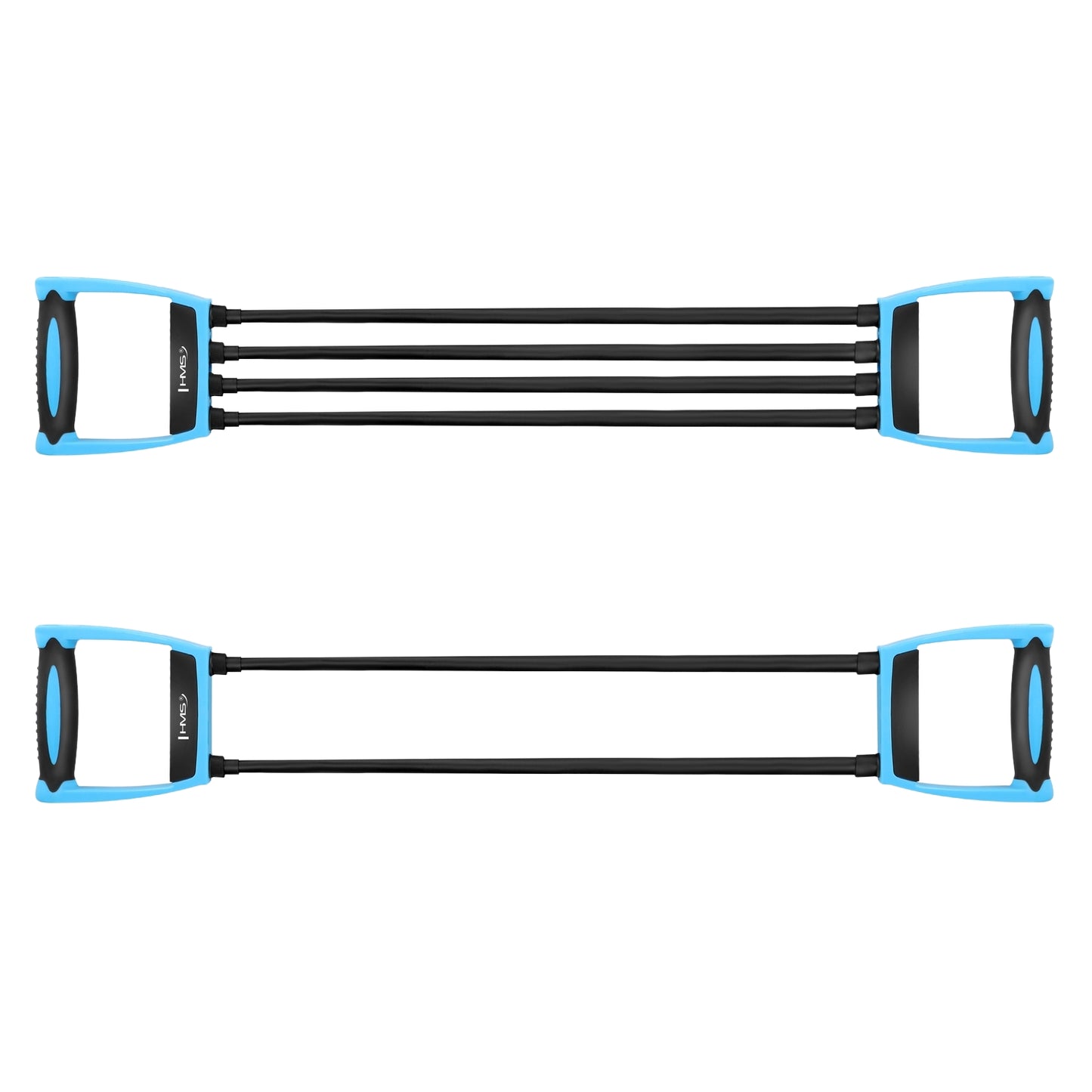 Expander with 4 Rubber Strings for Home Fitness
