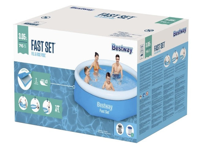 Expansion pool with a pump 305x76cm - BESTWAY 57270