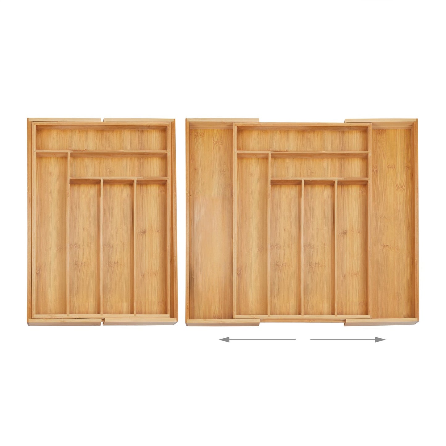 Extendable Bamboo Cutlery Tray