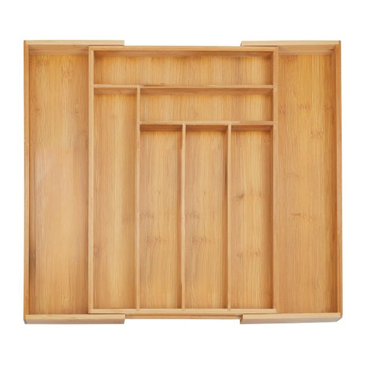 Extendable Bamboo Cutlery Tray