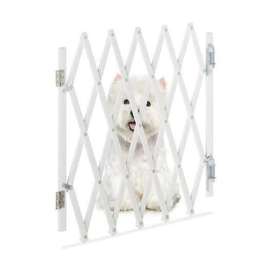 Extendable Dog Barrier in White