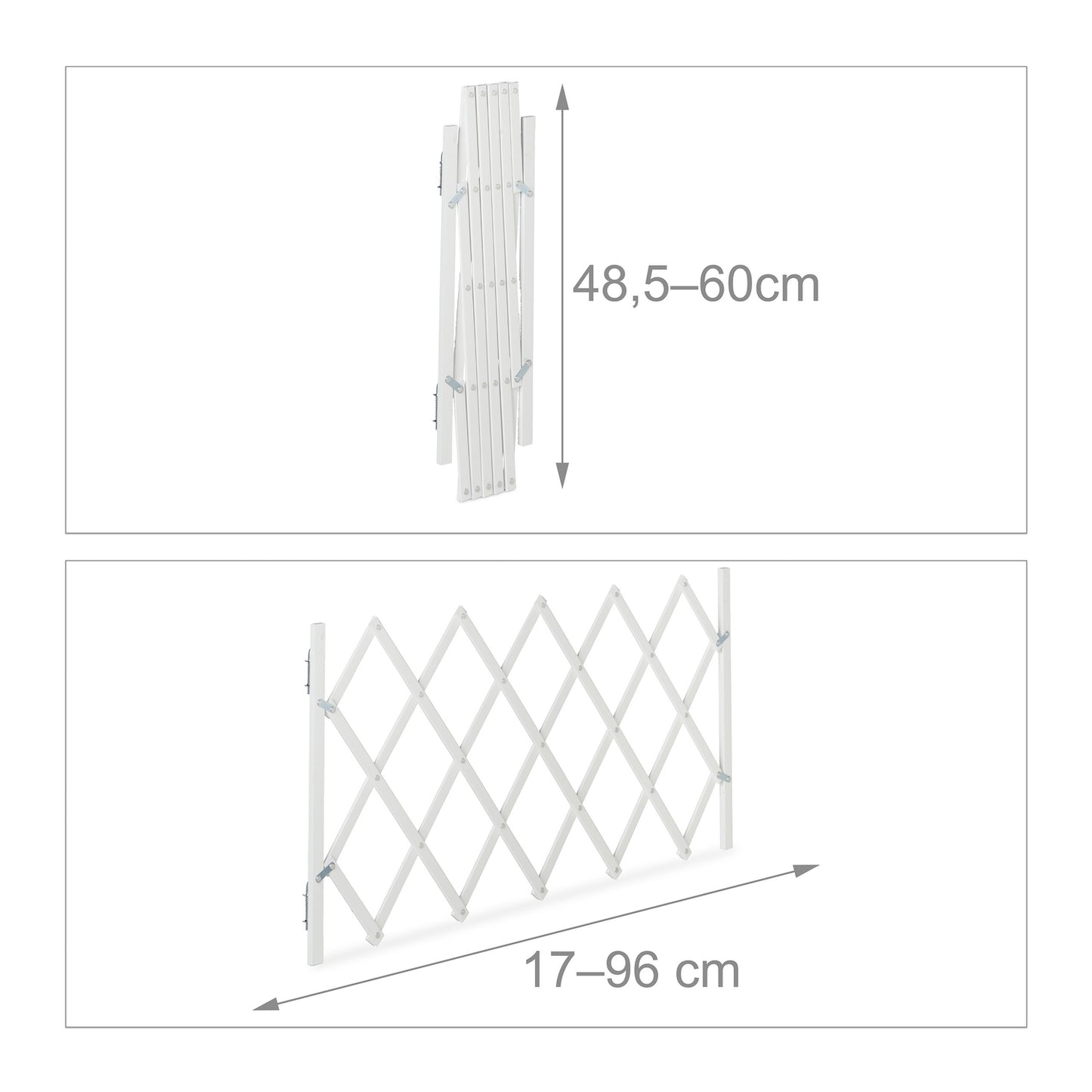 Extendable Dog Barrier in White