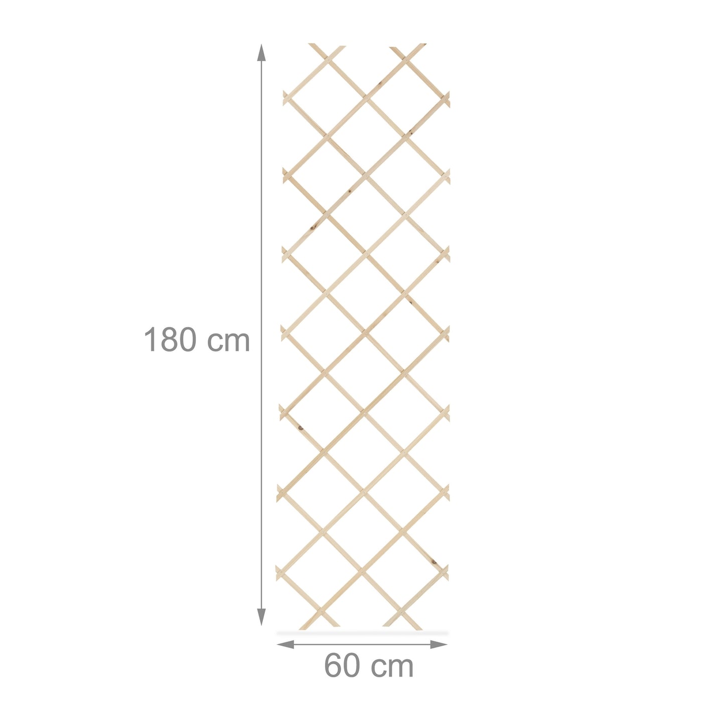 Extendable Plant Trellis Set, 180x60 cm, 3 Pack