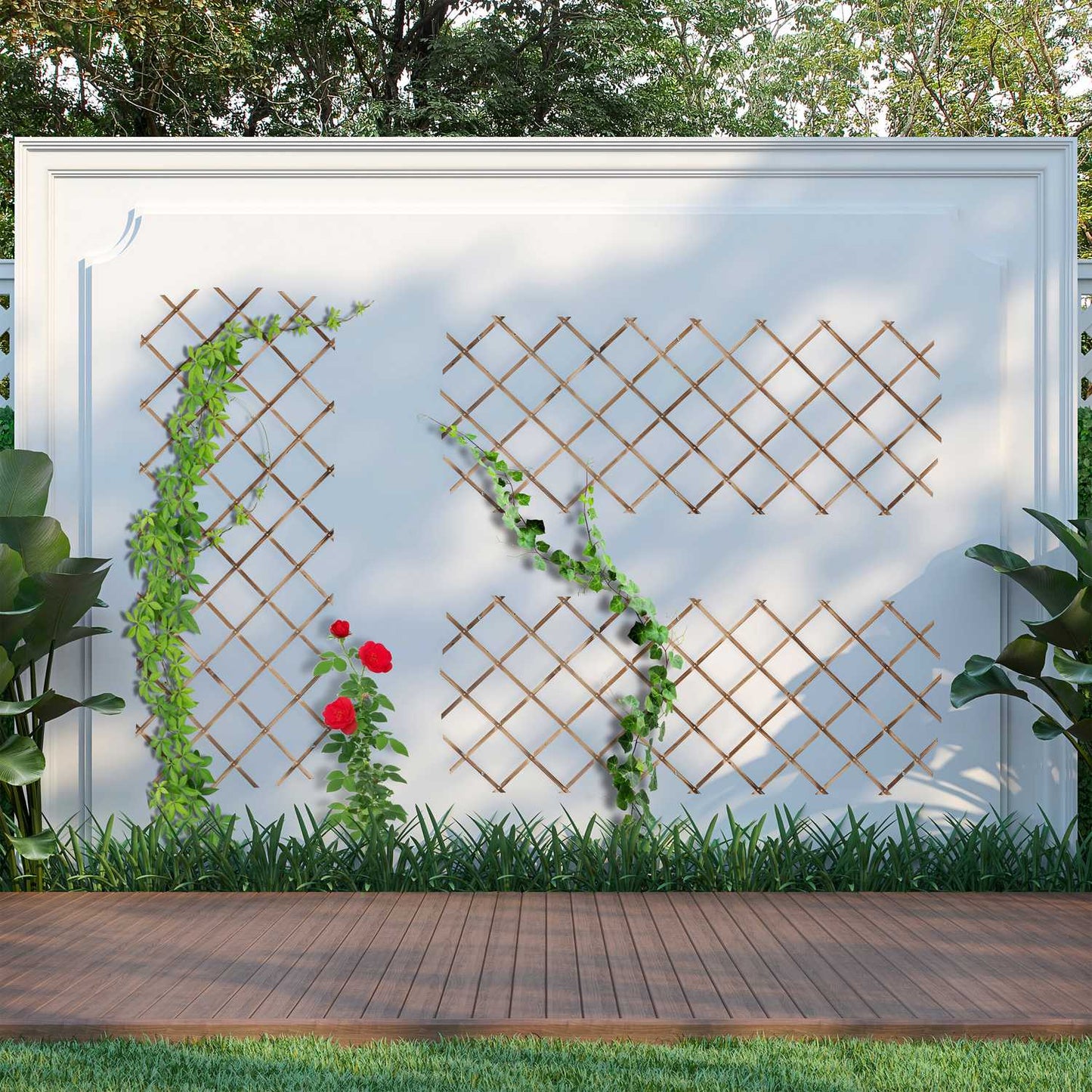 Extendable Plant Trellis Set, 180x90 cm, 3 Pack