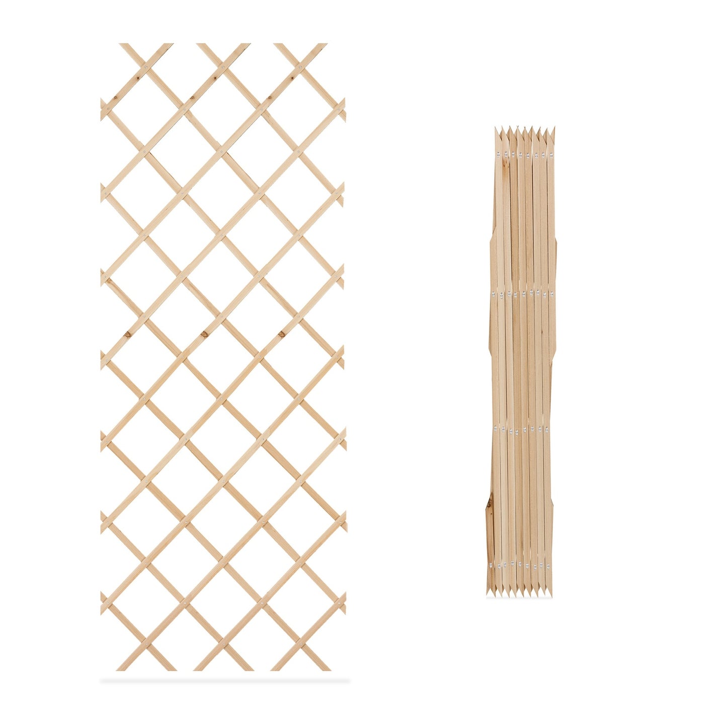 Extendable Plant Trellis Set, 180x90 cm, Wall-Mounted