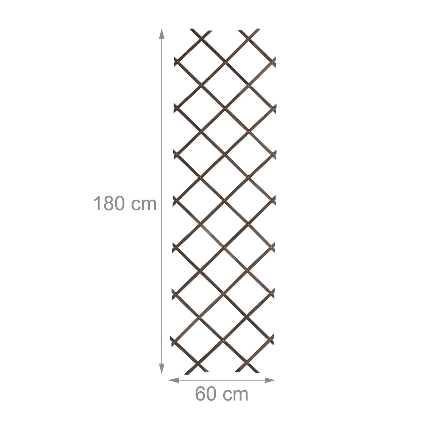 Extendable Plant Trellis Set, 3 Pack, 180x60 cm