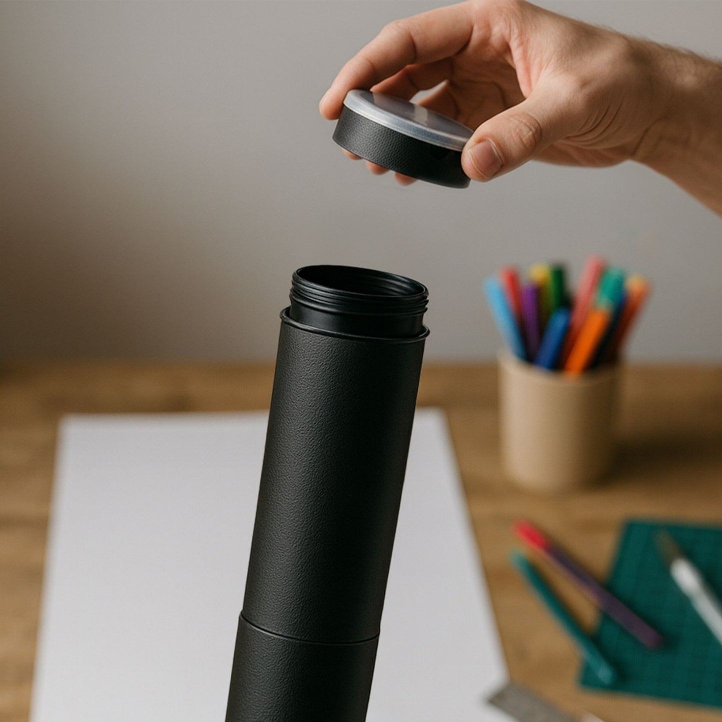 Extendable Poster Tube with Strap – Telescopic Function