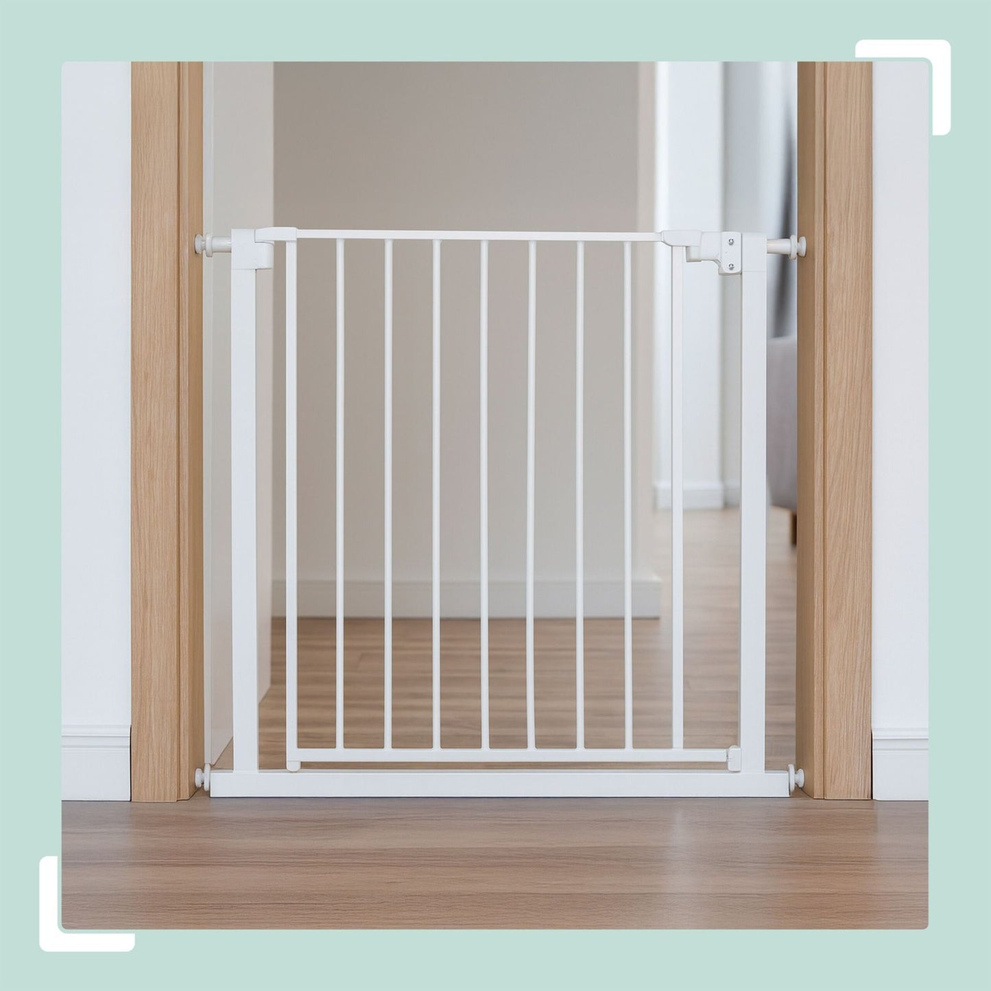 Extendable Safety Gate for Doors & Stairs, 75–100 cm