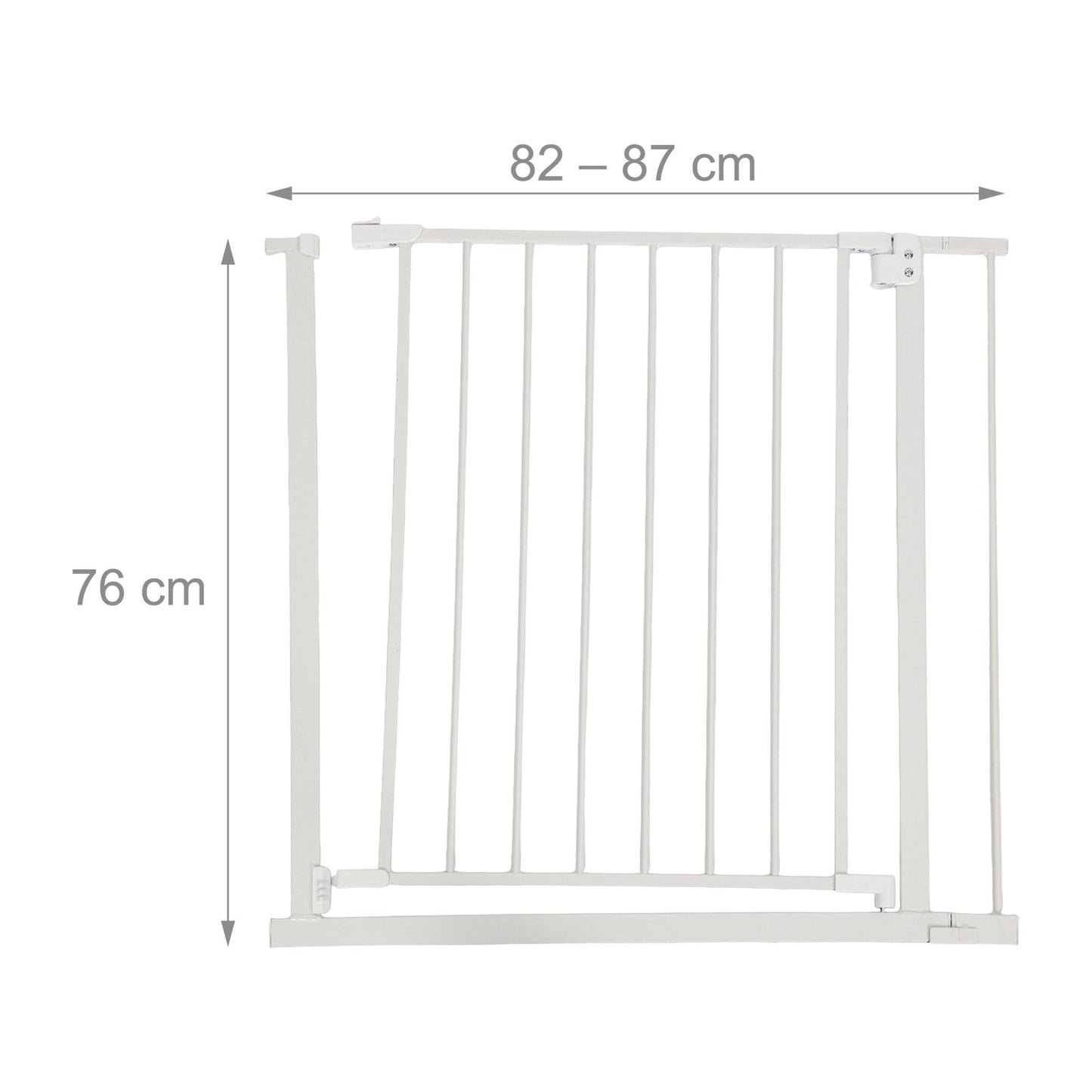 Extendable Safety Gate for Doors & Stairs, 75–100 cm