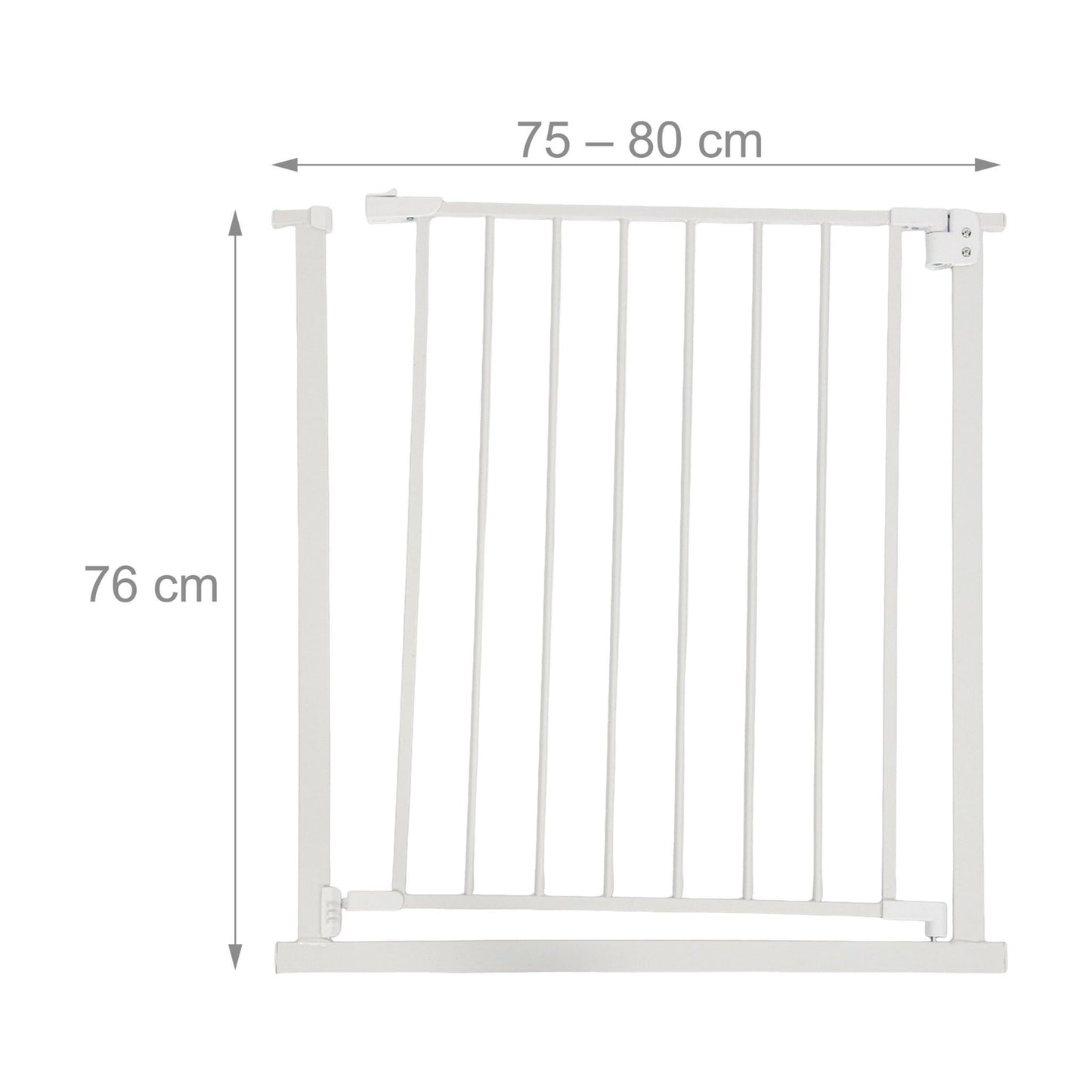 Extendable Safety Gate for Doors & Stairs, 75–100 cm