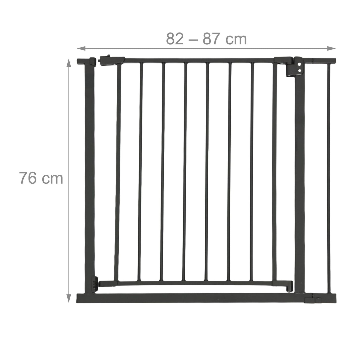 Extendable Safety Gate for Doors & Stairs, 75–100 cm
