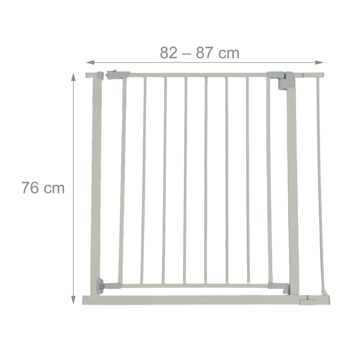 Extendable Safety Gate for Doors & Stairs, 75–100 cm