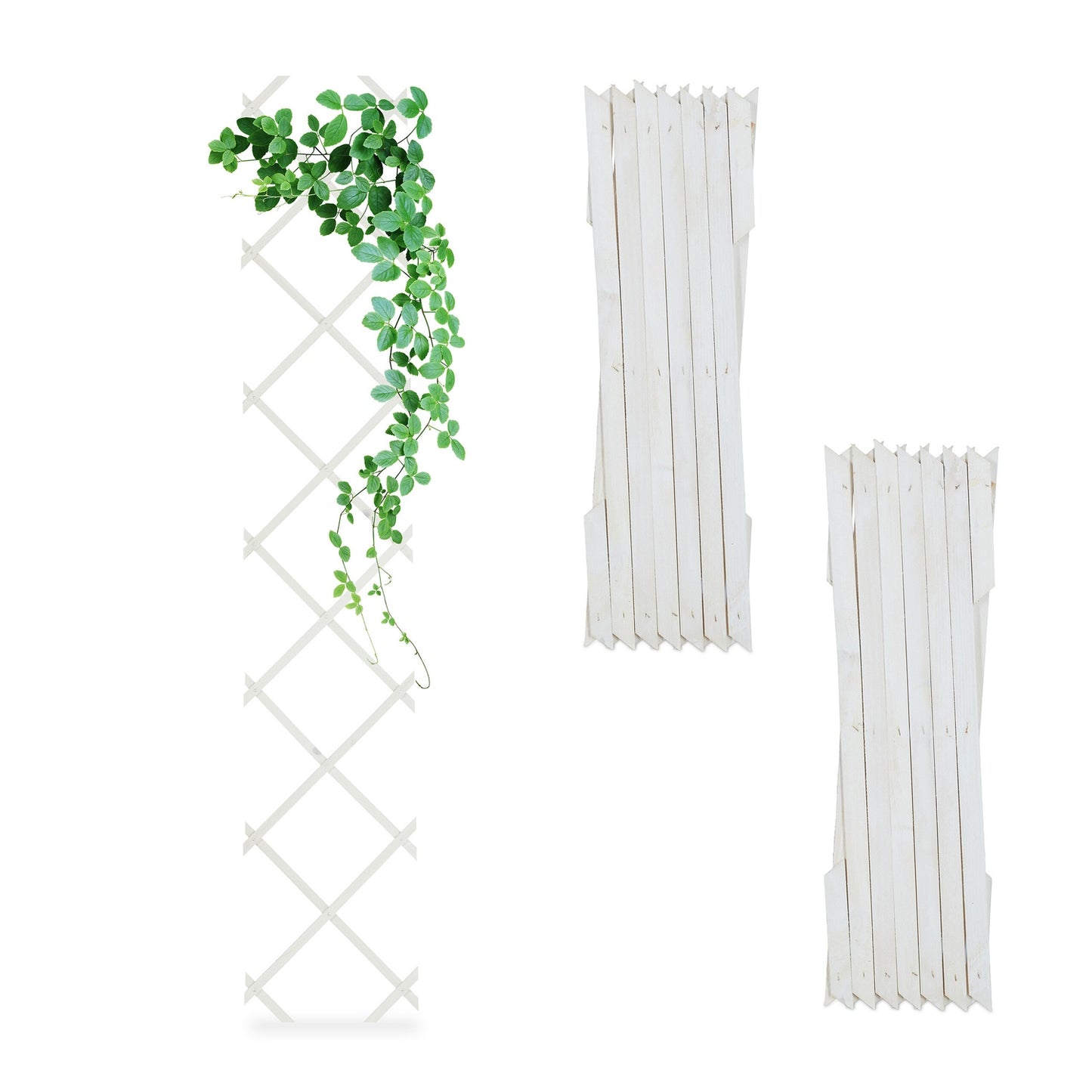 Extendable Wooden Plant Trellis Set for Climbing Plants