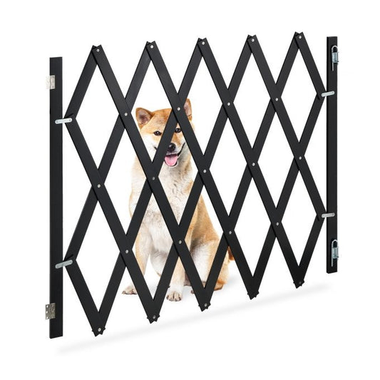 Extendable dog grid Black