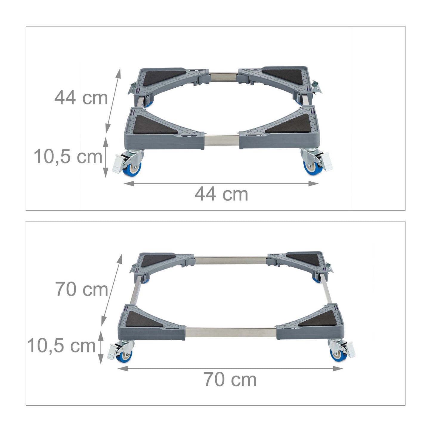 Extendable square plant roller