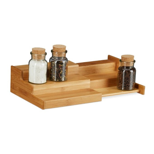 Extendible 3-Tier Spice Rack