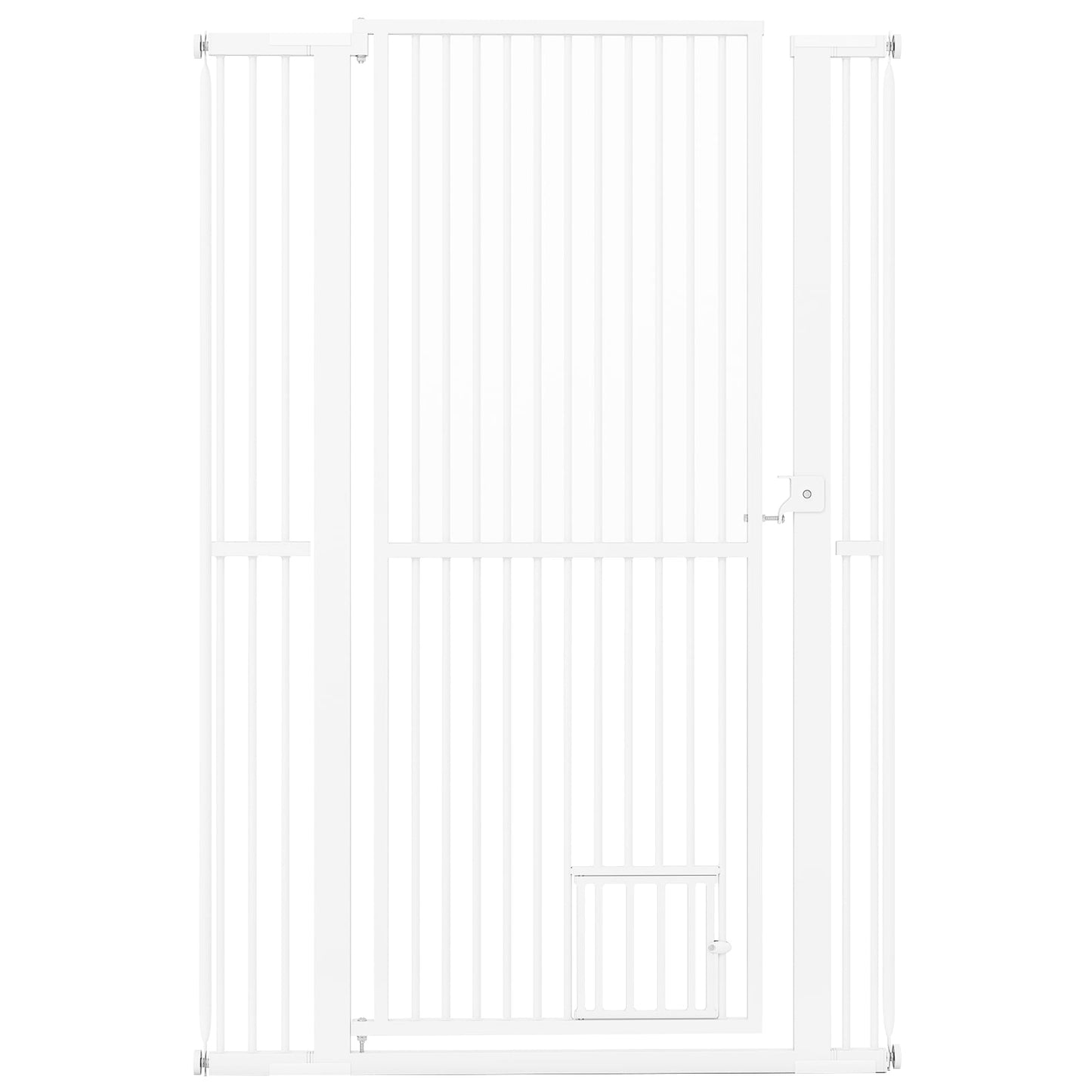 Extra Tall Pet Gate, Metal, 77-104cm Wide, 150cm High