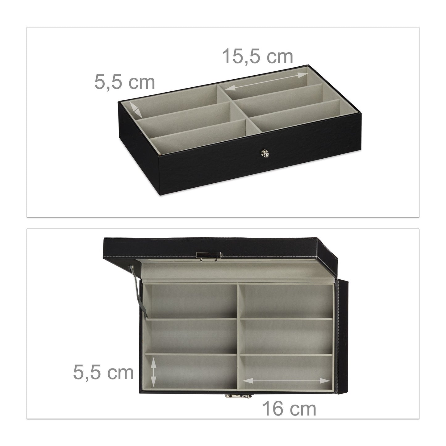 Eyeglass storage for 12 pairs
