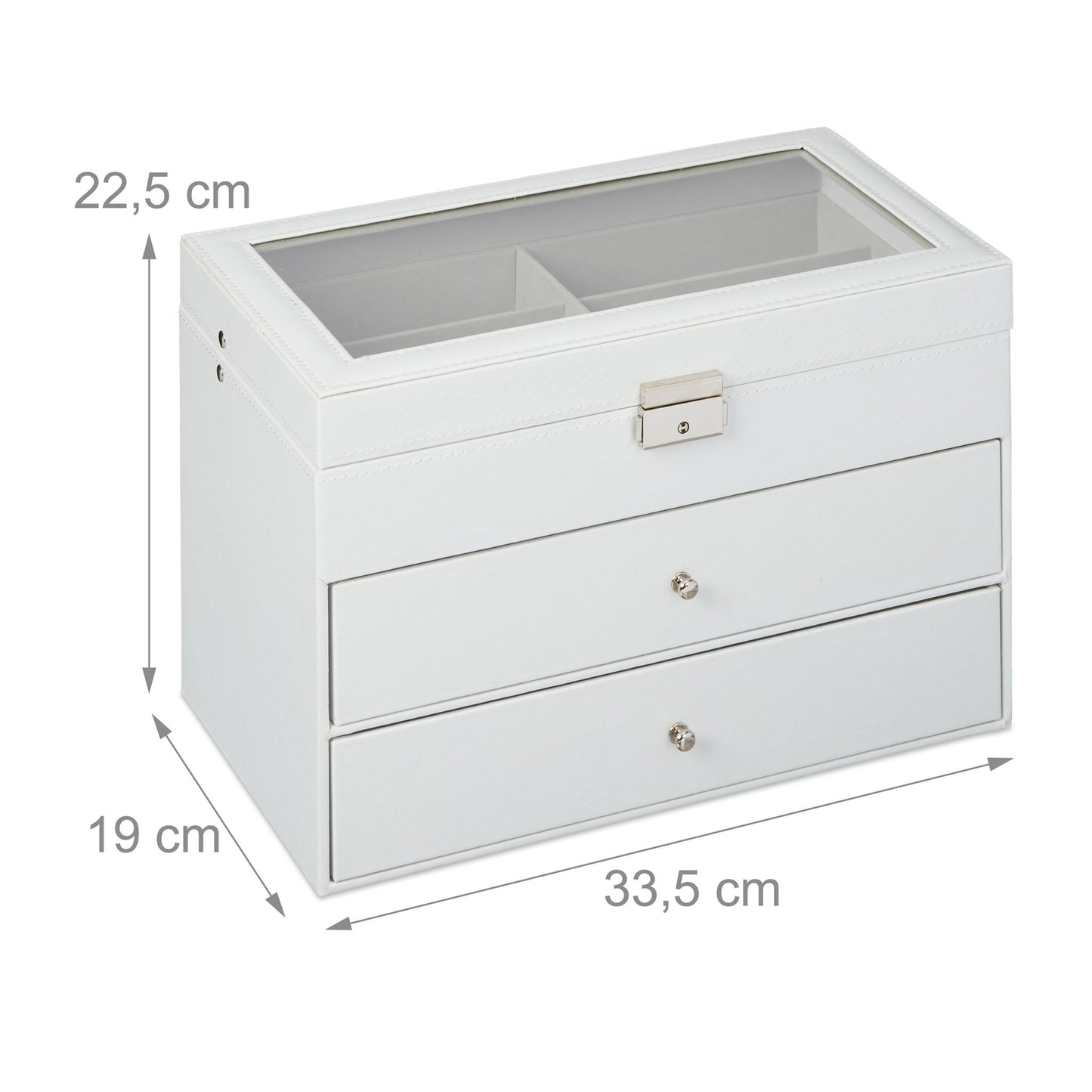 Eyeglass storage for 18 pairs