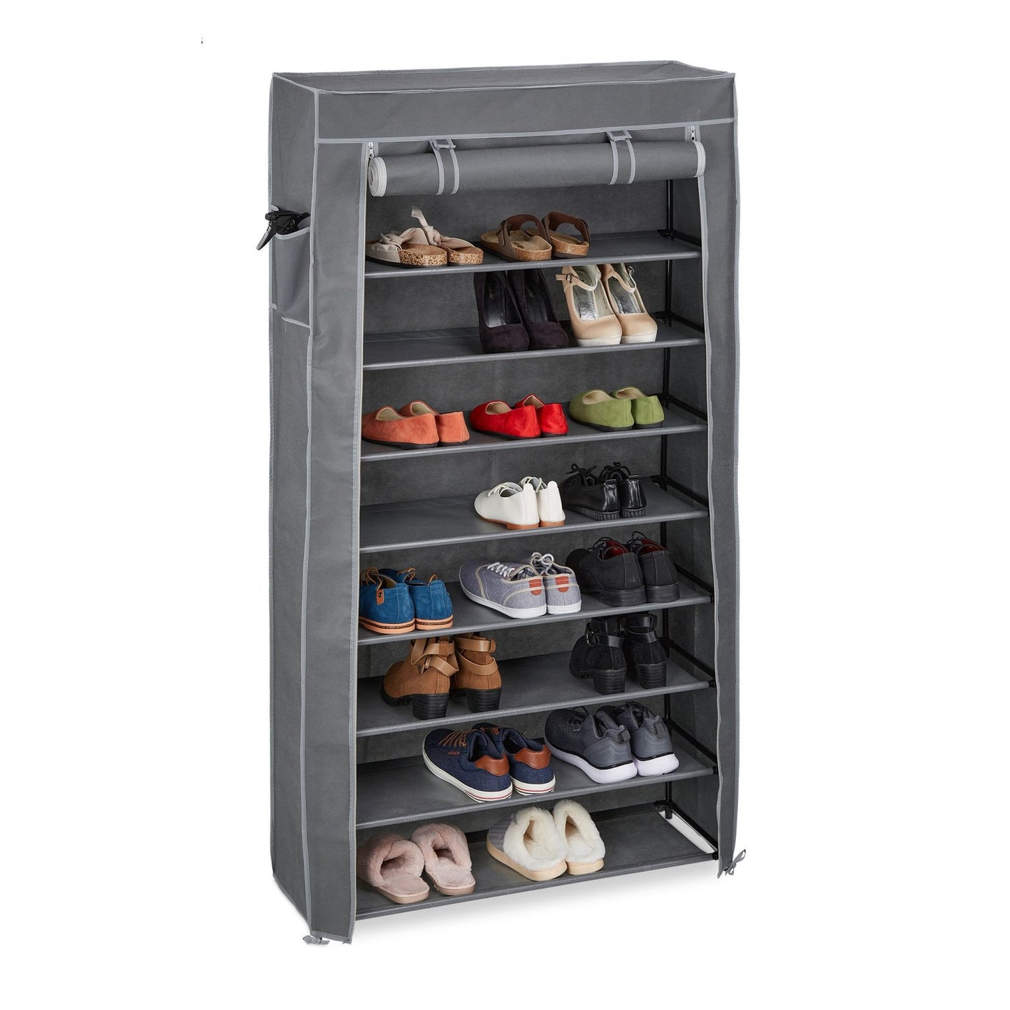 Fabric Shoe Rack, 9 Shelves for 36 Pairs