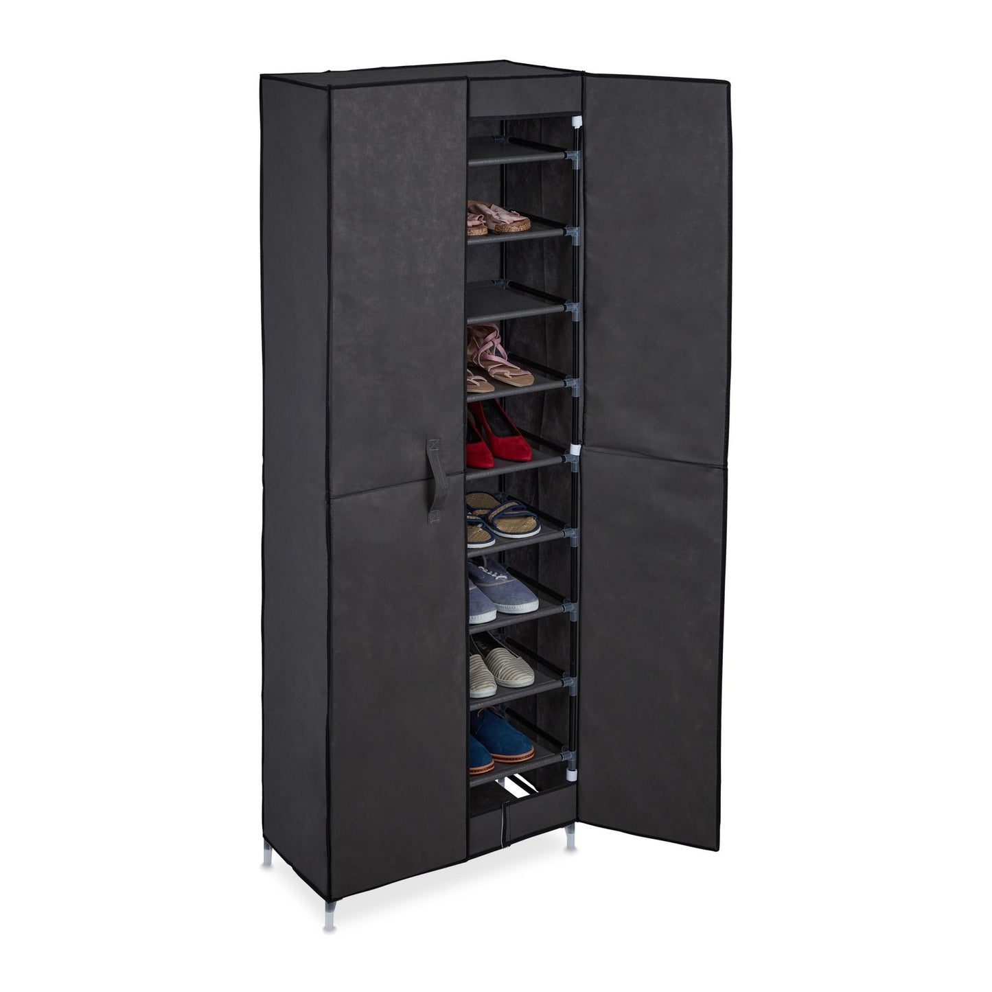 Fabric shoe cabinet for 30 pairs of shoes