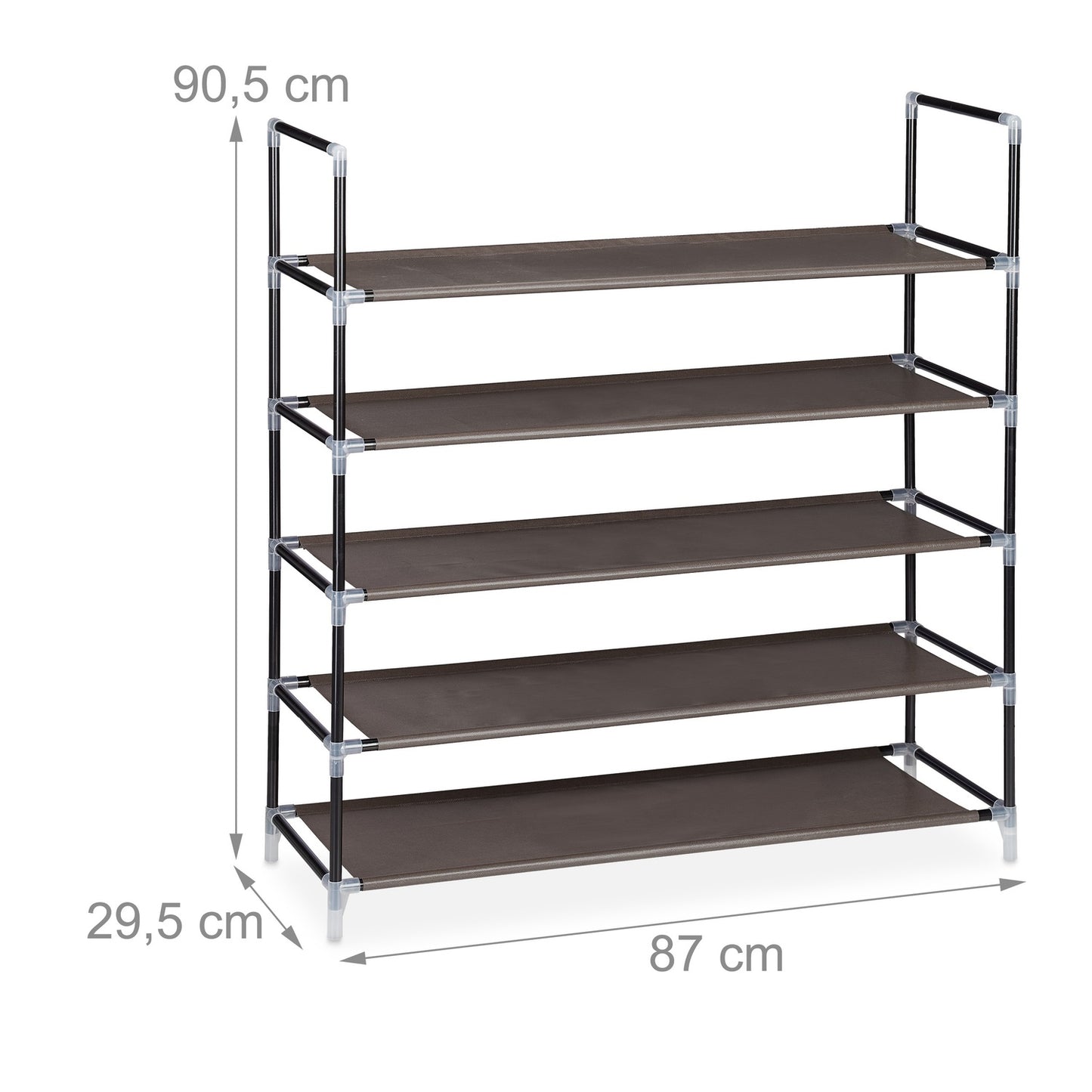 Fabric shoe rack for 50 pairs of shoes
