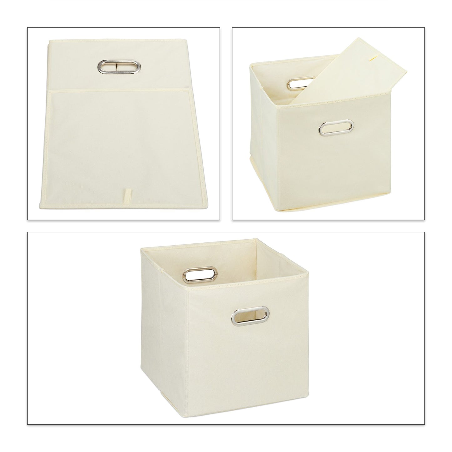 Fabric storage box Set of 2