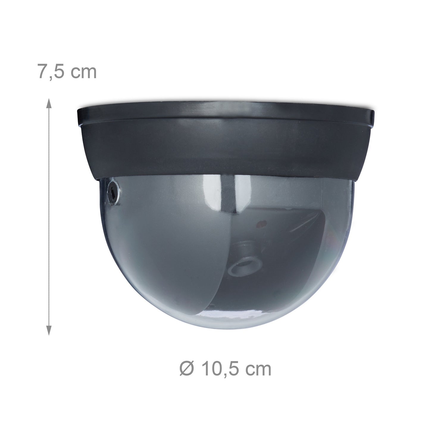 Fake Dome Security Cameras, Flashing LED, Indoor/Outdoor