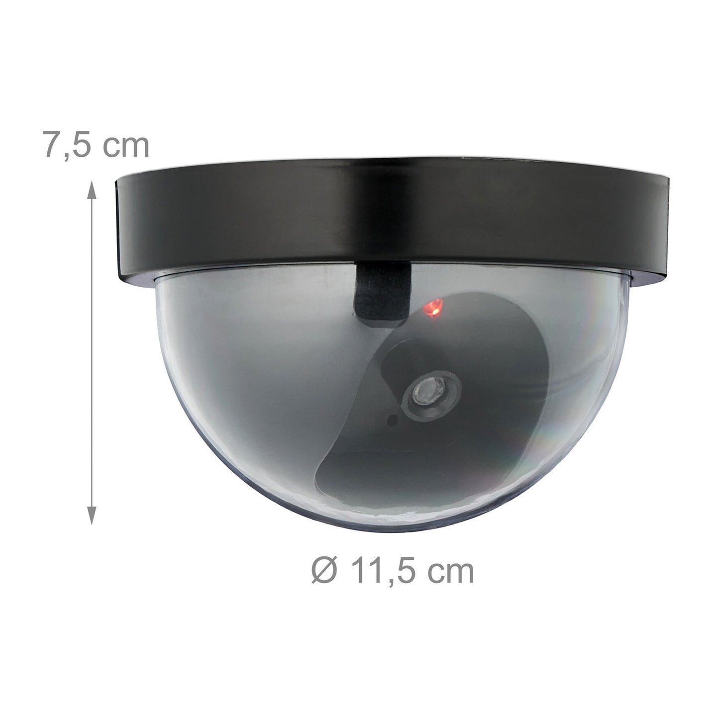 Fake Security Dome Cameras, LED, Indoor/Outdoor, 4-Pack