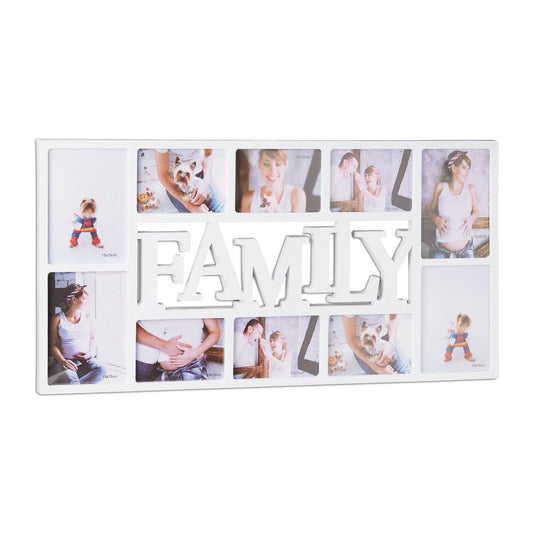 Family collage frame for 10 photos