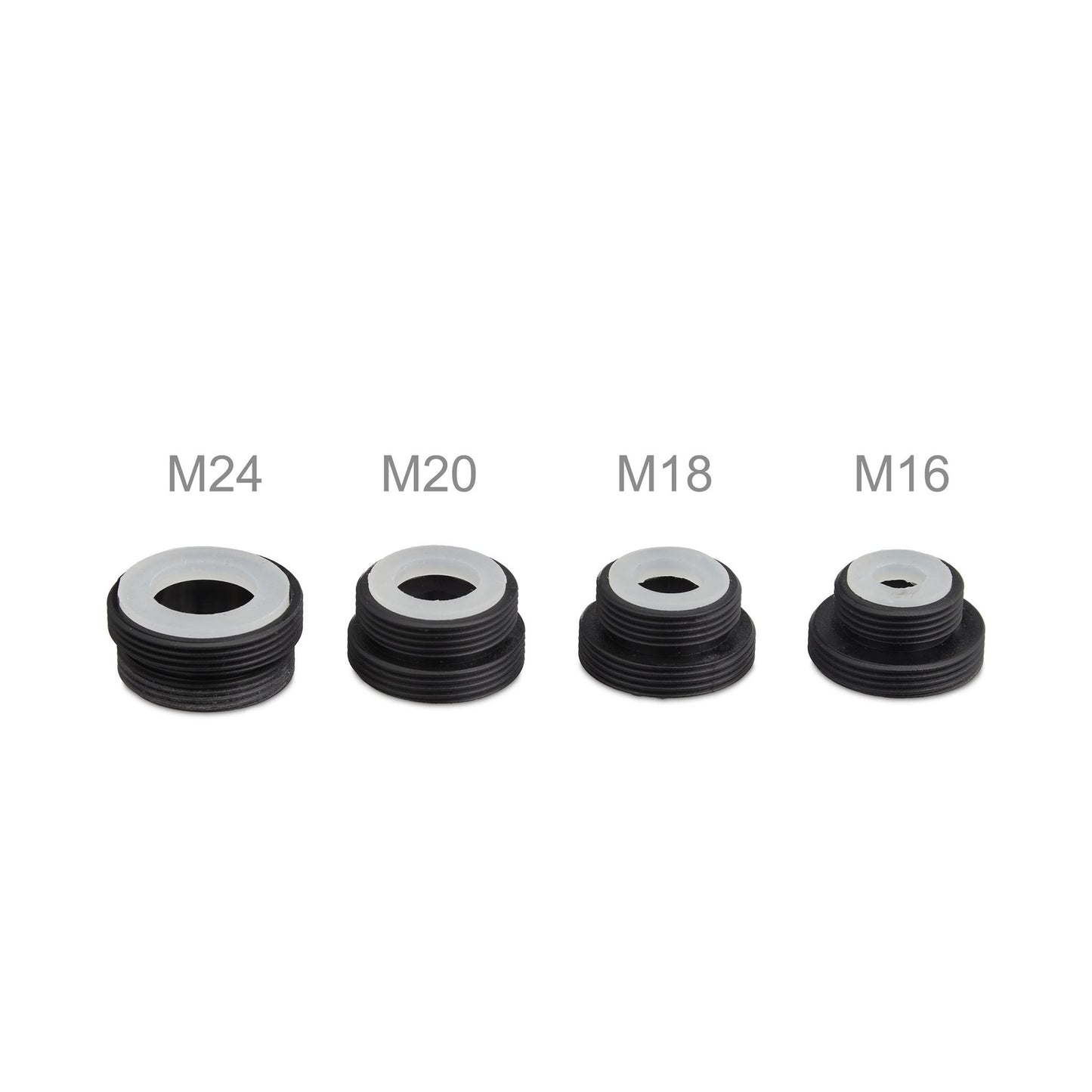 Faucet extension with 4 threads