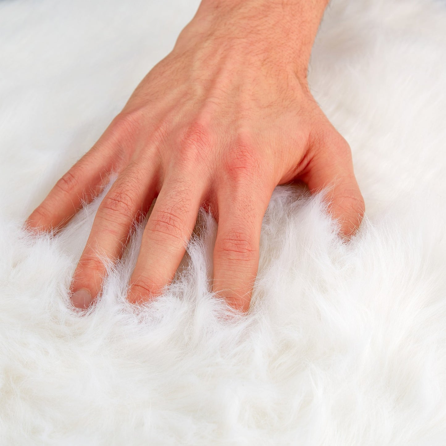 Faux Fur Cube Seat