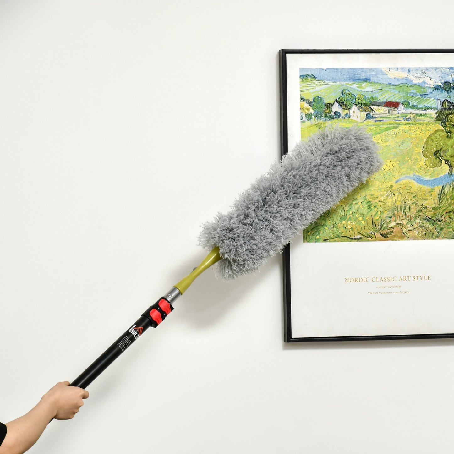 4-in-1 extendable microfiber feather cloth set, 73-180 cm