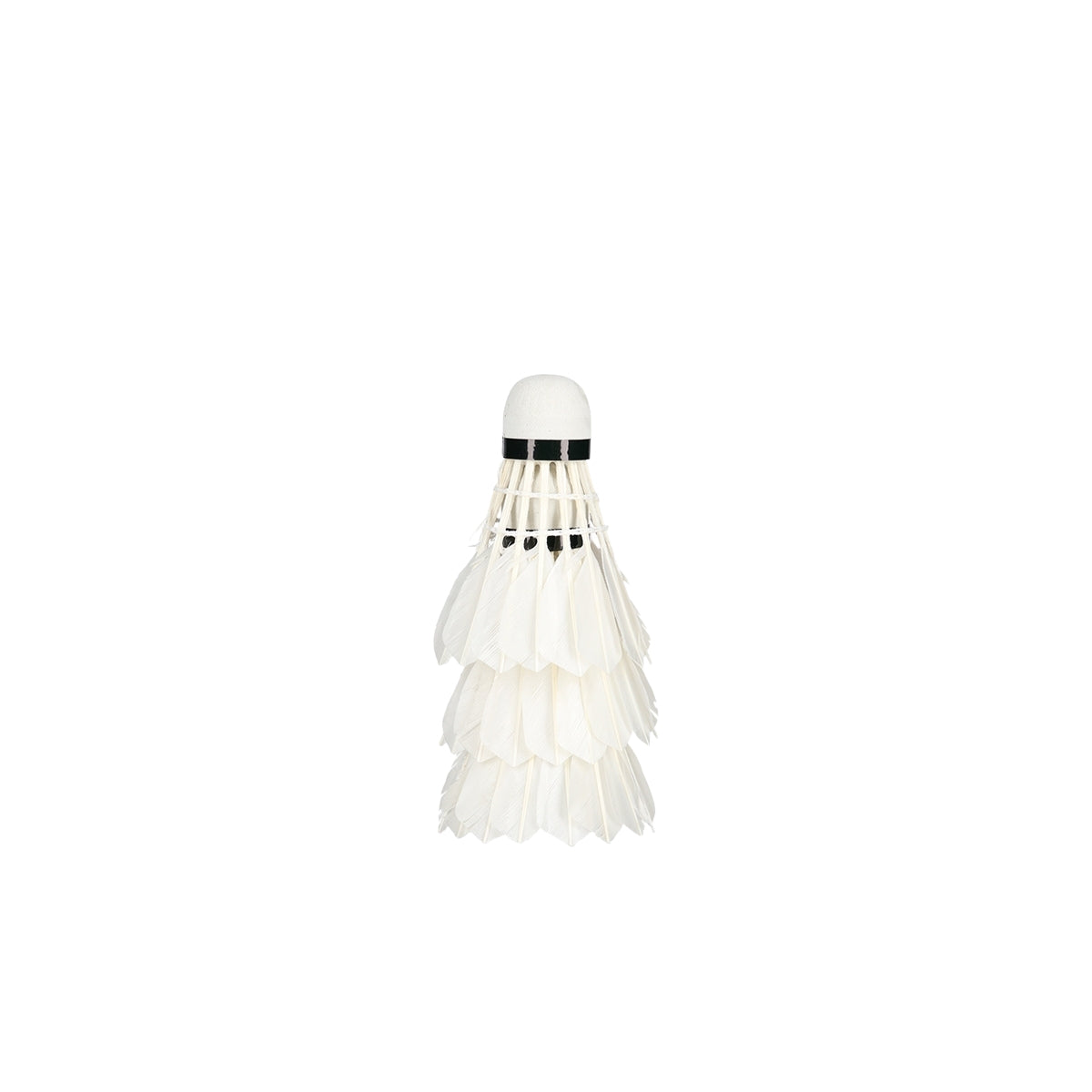 Feather Shuttlecocks, White, Pack of 3