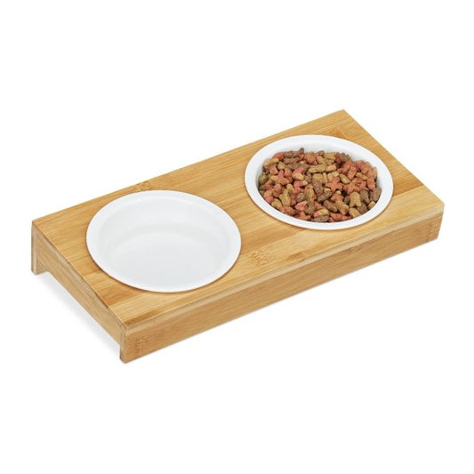 Feeding Station with Ceramic Bowls