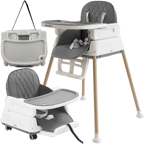 Feeding chair - gray Kruzzel 22014