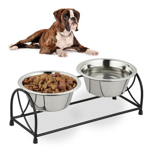 Feeding station for dogs