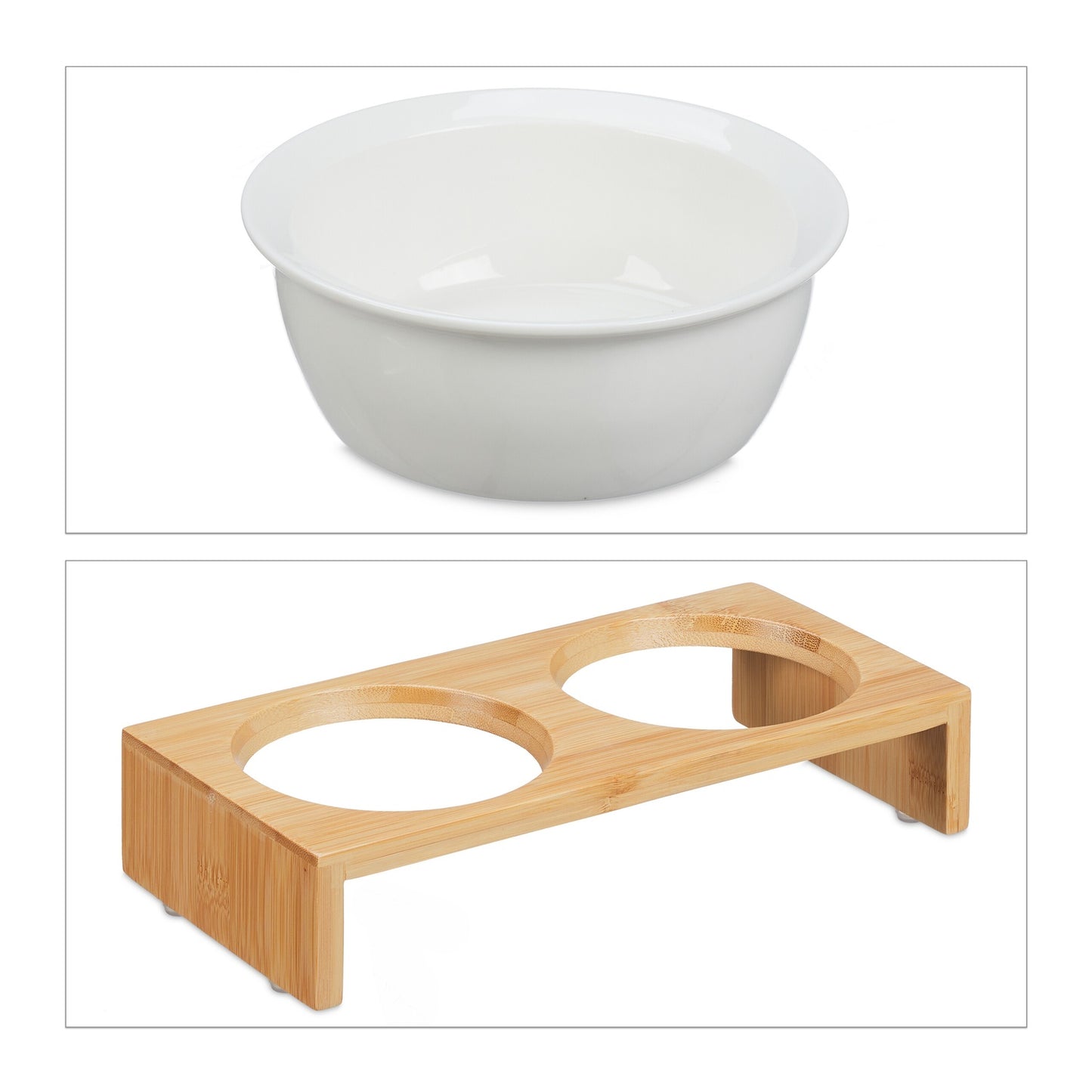 Feeding station for dogs