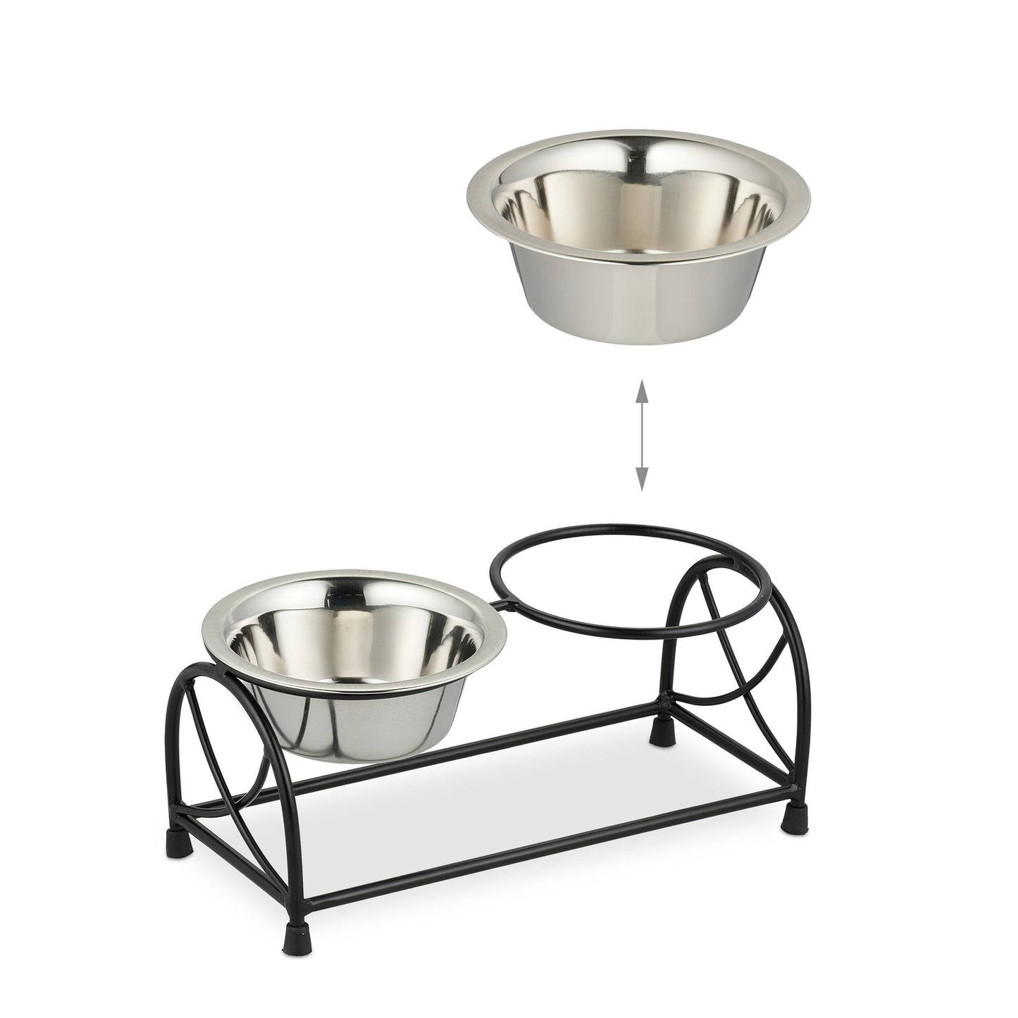 Feeding station for dogs