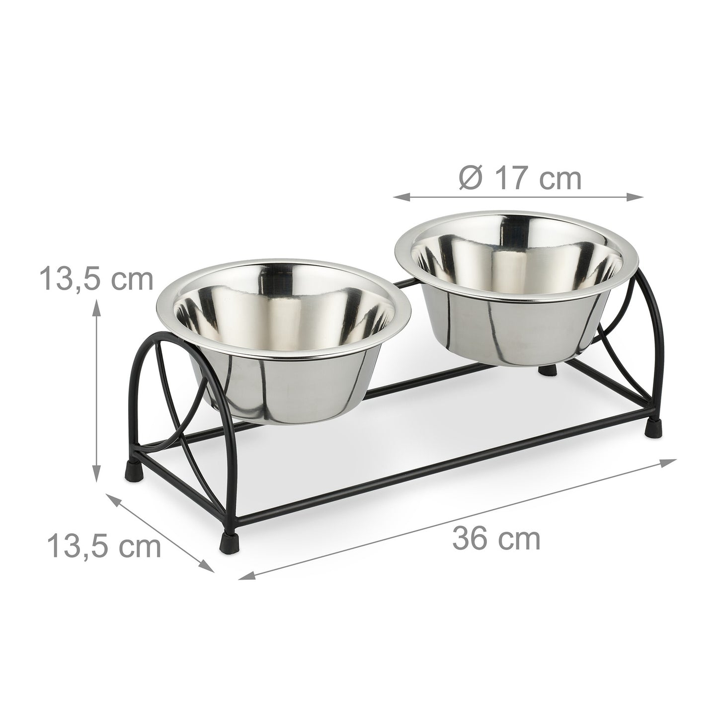 Feeding station for dogs