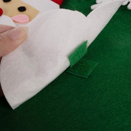 Felt Christmas tree with ornaments 24856