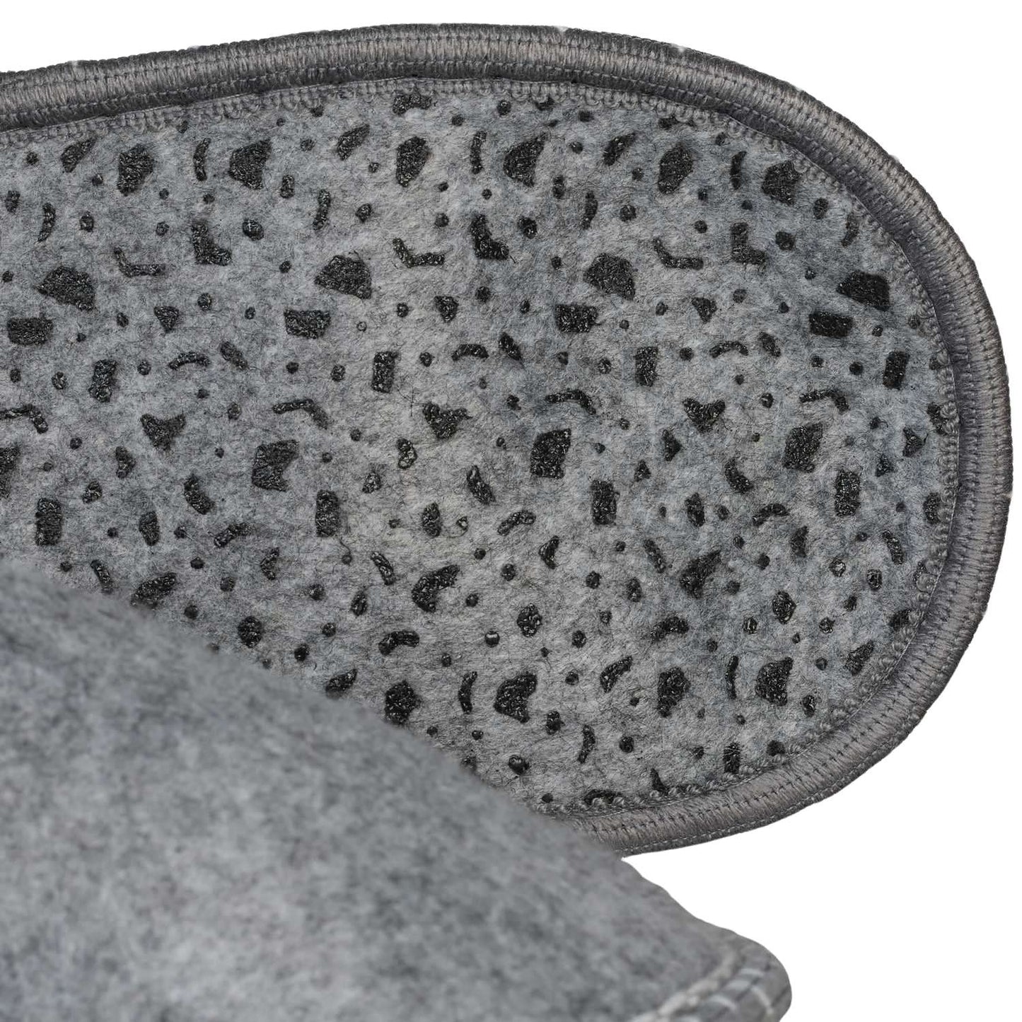 Felt Guest Slippers, Non-Slip, 8 Pairs with Storage Bag