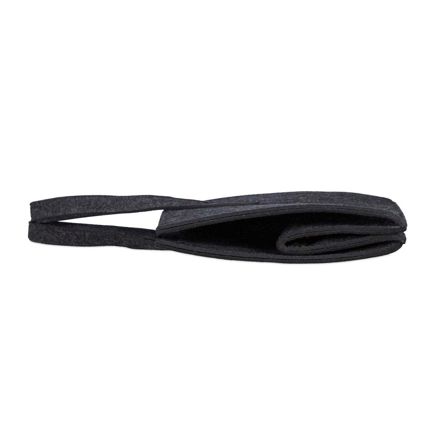 Felt basket with carrying handle