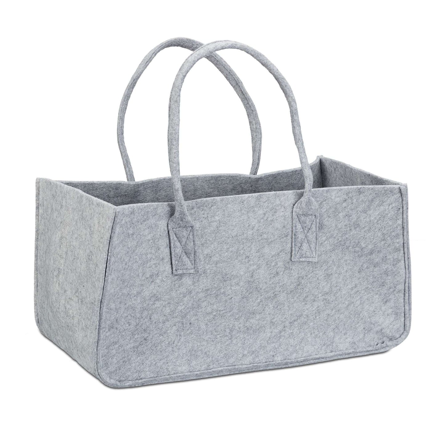 Felt basket with handle