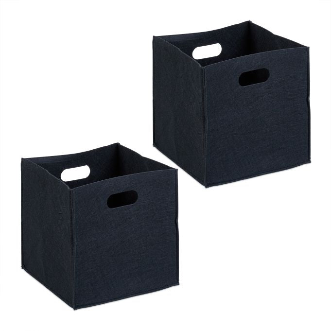 Felt storage box - 2 pcs