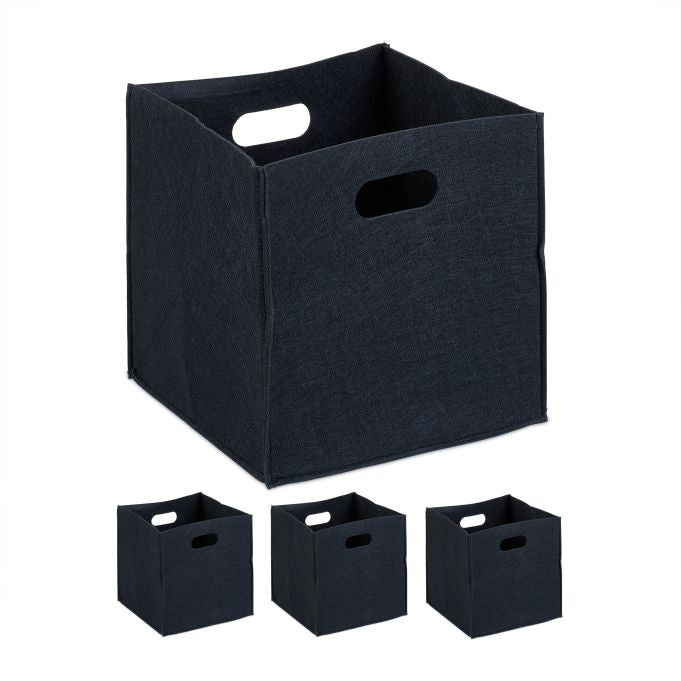 Felt storage box - 4 pcs